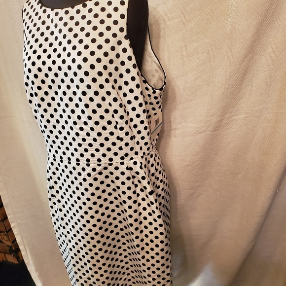 Donna Morgan Polka Dot Dress Size 16 - Picture 2 of 2